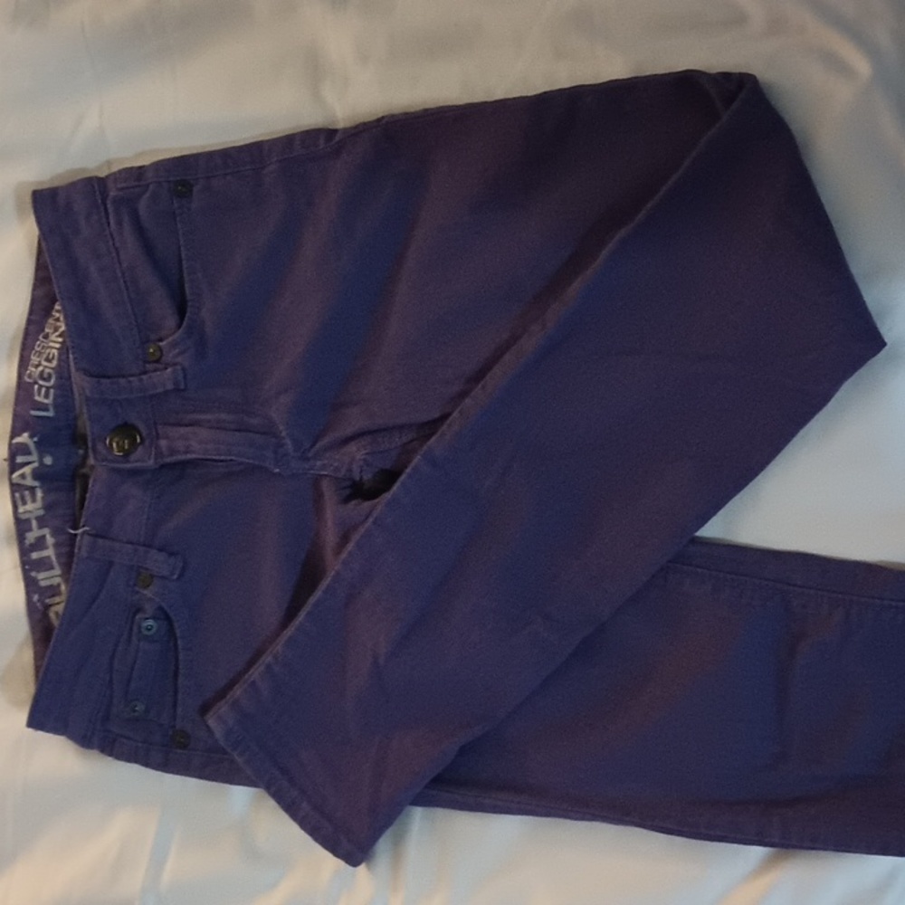 Juniors Purple Jegging